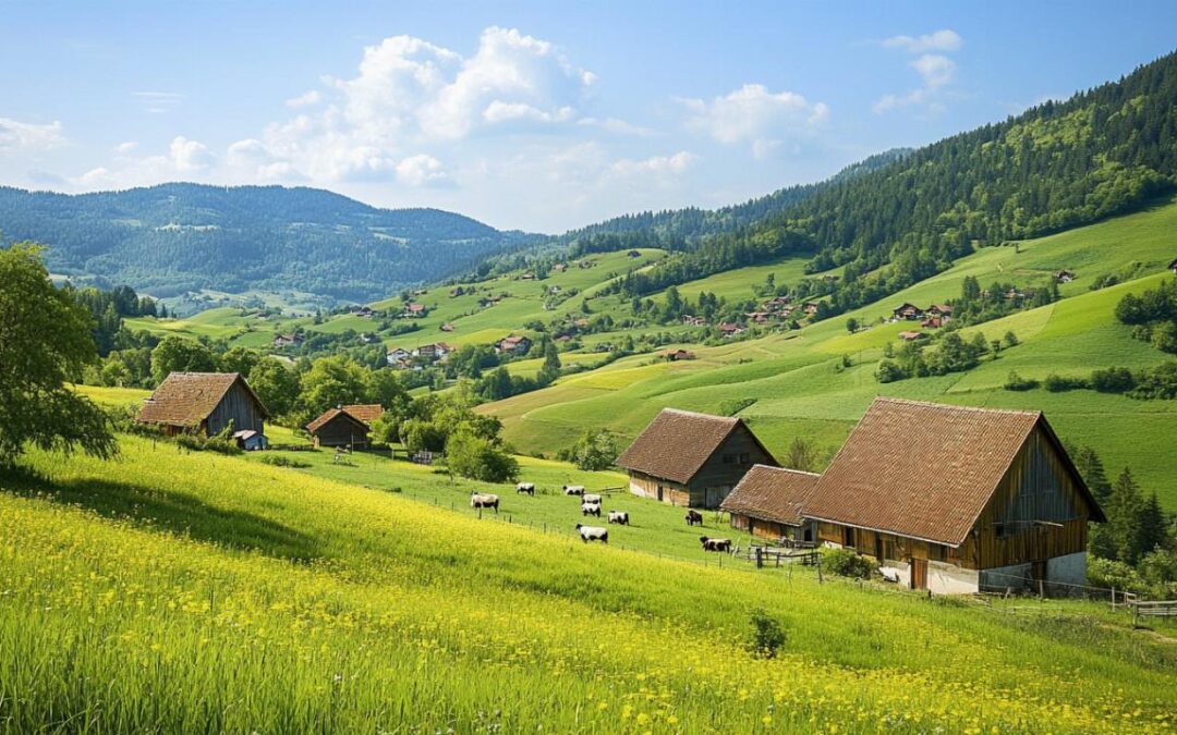 Les meilleures régions de production du fromage à raclette