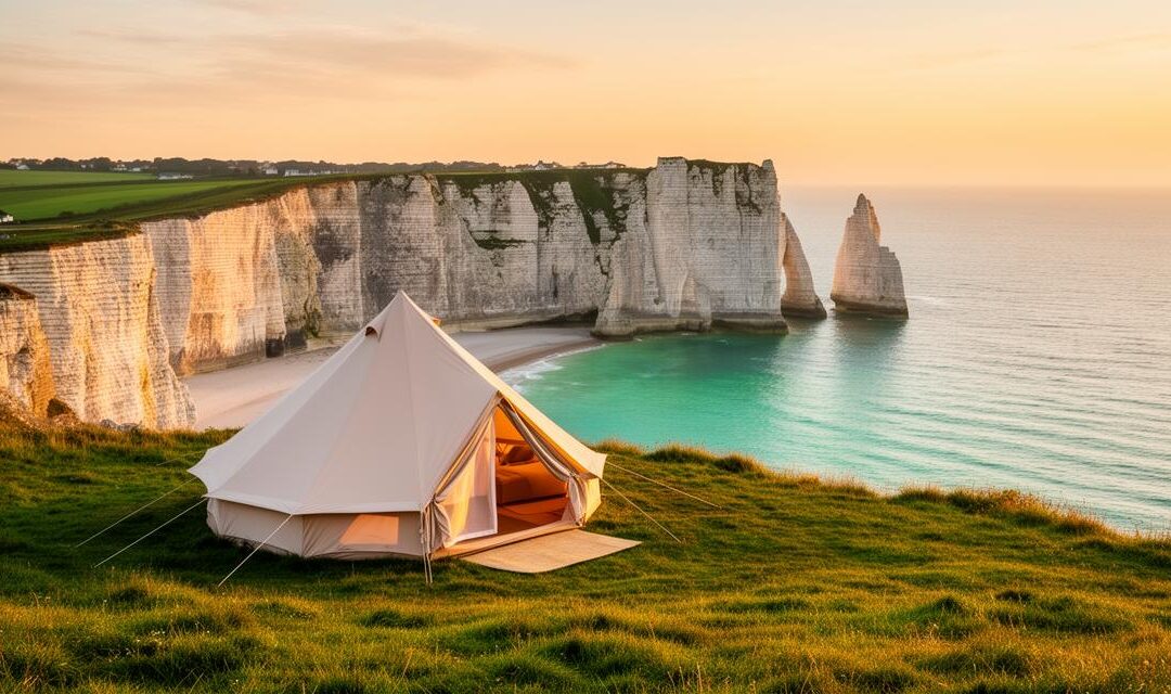 Vivez un séjour camping inoubliable près des falaises d&rsquo;Étretat en Normandie