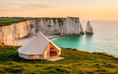 Vivez un séjour camping inoubliable près des falaises d&rsquo;Étretat en Normandie