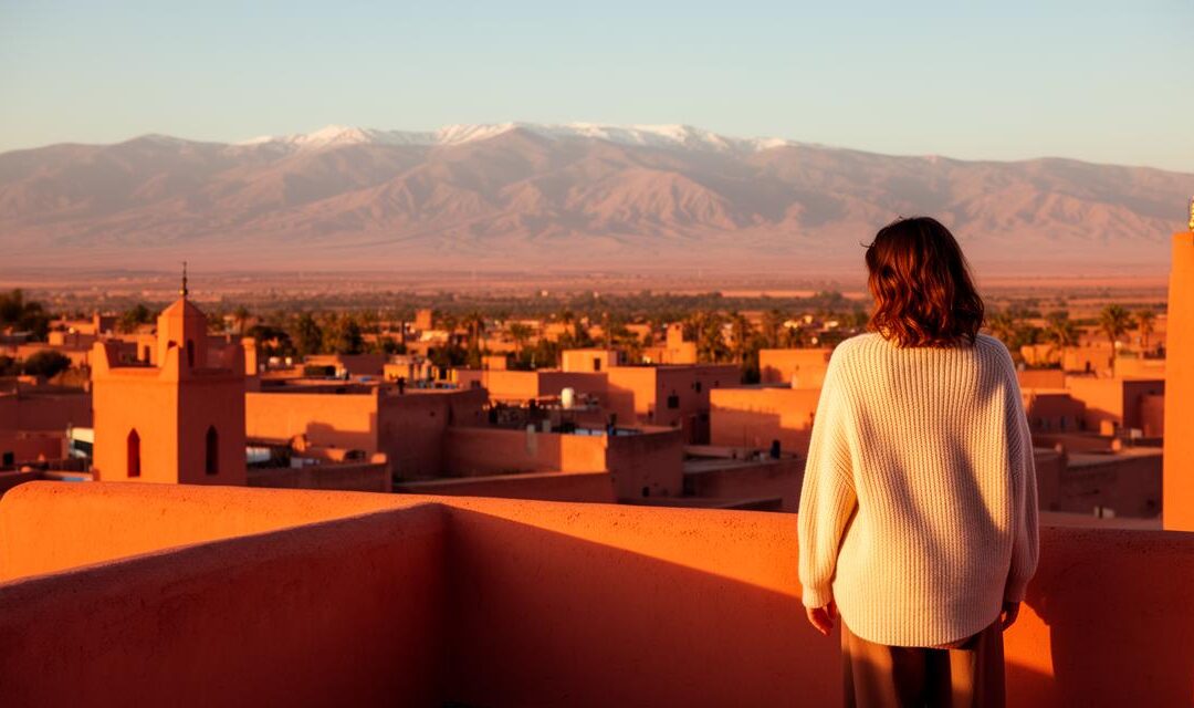 La température à Marrakech en décembre : tout ce que vous devez savoir avant votre voyage vers l&rsquo;Atlas et le désert